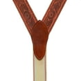 thumbnail image 3 of SuspenderStore Southwestern Pattern 1.5-Inch Wide Western Leather Suspenders - Trigger Snap, 3 of 4
