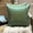 Aqua Yellow, variant on Green & Red Luxury Lumbar Pillow Cover 12"x26" | Pack of 2 Modern Art Silk Oblong Euro Shams | Solid & Two Tone Silk Pillowcases for Bed, Couch & Sofa, Modern Home Décor - Green Red Luxury