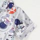 thumbnail image 5 of Odeerbi 1-8 Años Niños Niñas Pijama de Verano de Satén Con Solapa de Muesca Camisas de Manga Corta Pantalones Conjunto de Pijama Con Estampado Floral Suave, 5 of 9