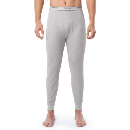 Fruit of the Loom Men's Thermal Waffle Underwear Bottom, Sizes S-5XL