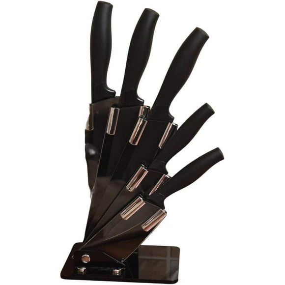 SET DE 5 CUCHILLOS LIFTOR + BASE YAJAD Y401NE06 negro 1