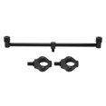 thumbnail image 4 of Soporte para caña de pescar de carpa, soporte para pesca de carpa, barras de zumbido, cabezal magnético negro (2 cabezales, soporte de 30cm, 2 cabezales), 4 of 10