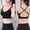 Black, variant on Women's Beautiful Back Spaghetti Strap Sports Underwear Shockproof Fitness Vest Style Fixed Cup Push Up Sports Bra 36 C Womens Bra Women Workout Bra 36 C One Strap Sports Bras for Women Small Bra
