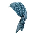 thumbnail image 4 of Airvexalon 4 Packed Women's Pre Tied Head Scarves Slip On Chemo Beanies Hair Cover Headwrap Caps, 4 of 6