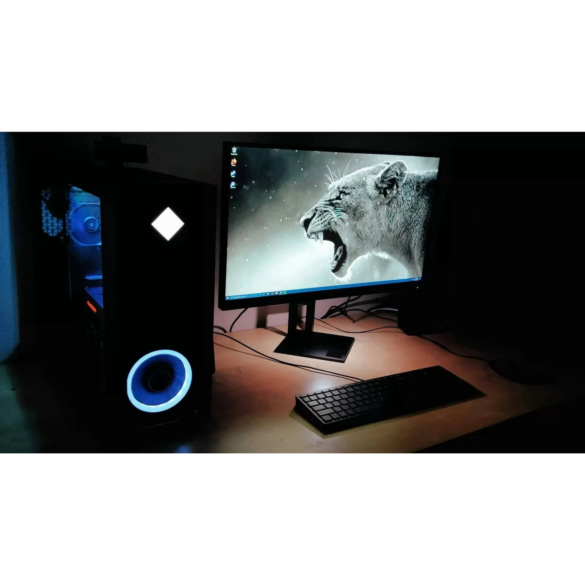 Prebuilt Gaming PC Desktop i7-6700K, Integrated Graphics , 16GB DDR4 RAM, 512GB SSD + 1TB HDD, WiFi 6, Bluetooth 5.4, Windows11 RGB Gaming Computer