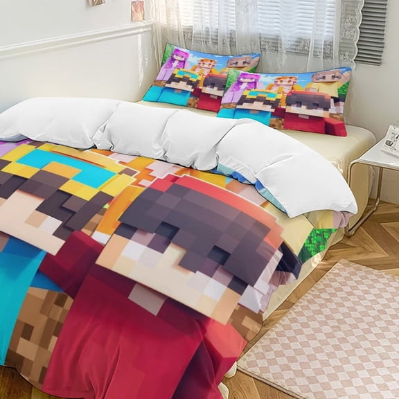 Cash And Nico Family Comfortable 3-Piece Bedding Set Pillow Case Bed Duvet Cover Pillowcases