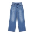 thumbnail image 5 of Women's Jeans Bootcut Plus Size Summer Casual Blue Commuting Washed Versatile Denim Pants, 5 of 6