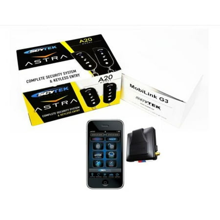 Car Alarm Security Keyless Entry Scytek A20 mobilink App G3 GPS Tracking (Best Order Tracking App)