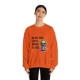 thumbnail image 3 of No One Said Earth Would Be Easy Sweatshirt, Cute Alien Sweatshirt, 3 of 7