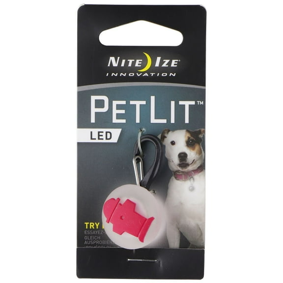 Nite Ize PCL02-03-10HY PetLit Red Hydrant LED Collar Light