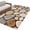 Brown, variant on 3'x5' Rug for Living Room Bedroom, Cobblestones Washable Area Rugs Non-Slip Carpet Mats, Natural Stones Gravel Rock Aesthetic Art Indoor Low Pile Area Rug Runner for Kitchen, Mudroom