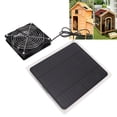 thumbnail image 3 of Solar Powered Ventilator, Cooling Solar Panel Fan Kit Practical Energy Saving Convenient 10W  for Dog Chicken House for Outdoor, 3 of 7