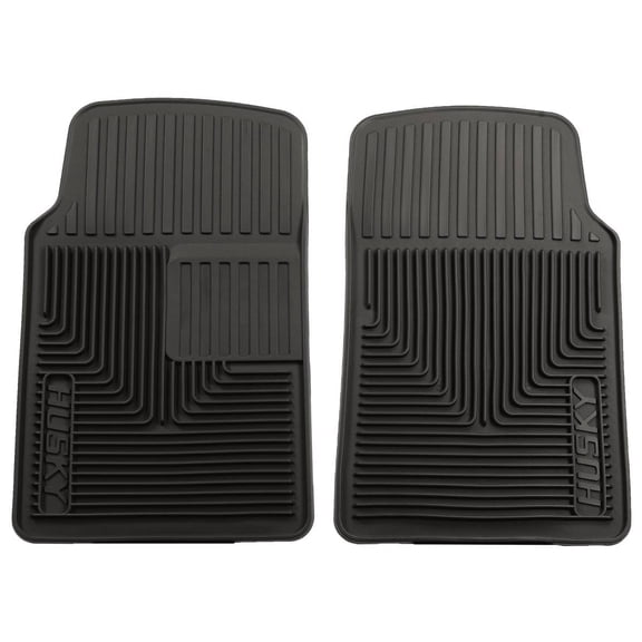 Husky Liners 51061 All Weather Floor Mats Fit Acura Integra/NSX, Jeep Wrangler TJ/YJ, Toyota 4Runner, VW Passat & More Front Row Black