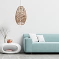 thumbnail image 2 of Dalazy Rope Rattan Hanging Pendant Lampshade for Dining Table  20.5x19x8.5CM XH22-039 23x10.5x6.8CM, 2 of 6