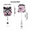 thumbnail image 2 of Funny And Cute Badge Reel With Clip Closure For Doctors Teachers Students Workers Etc Cartoon Pattern Badge Workplace Induction Graduation, 2 of 3