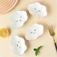 thumbnail image 4 of Ceramic Clouds Dipping Sauce Dish Hot Pot Seasoning Dishes Salad Bowl Tableware Kitchen, 4 of 6