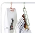 thumbnail image 4 of Perchas para ropa que ahorran espacio, organizador de perchas múltiples de 5 piezas, percha mágica, soporte para perchas de armario, perchas para ahorrar espacio Adepaton MZQ-0524, 4 of 7