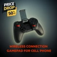 thumbnail image 4 of HLONK Support de Téléphone Mobile Sans Fil Rétractable à Contrôle de Jeu Ultime Manette de Jeu - Connexion Instantanée 2,4G Boutons d'Éclairage RVB Personnalisables Immersif Symétrique Double Vibration 360 Full Ra, 4 of 6