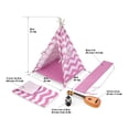 thumbnail image 5 of Badger Basket Doll Camping Set with Sleeping Bag and Accessories for 18 inch Dolls - Lavender, 5 of 8