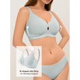 thumbnail image 4 of Bra LUCKMEEY, sin aros, cobertura inalámbrica Push Up, cobertura total, 4 of 7