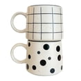 thumbnail image 2 of Taza Chefmaker Cónica 400 mL Cerámica con Grabado Color Blanco con Negro, 2 of 4