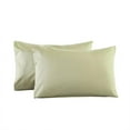 thumbnail image 1 of Extra Pair Of King Pillowcases 1000 Thread Count Solid %100 Cotton - Sage, 1 of 3
