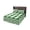 White Dark Green, variant on Navy Blue White Buffalo Check Bed Skirt Full Size 18 Inch Drop, Farmhouse Plaid Modern Geometric Wrap Around Bed Skirts Set - 1 Bed Sheet & 2 Pillowcase(30"x20"), Dust Ruffle Bedding Sets