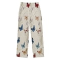 thumbnail image 2 of Kids' Pajama Pants Soft Relaxed Fit Sleep Pants Lounge Pants with Pockets Various Colors and Sizes Butterflies Small, 2 of 9