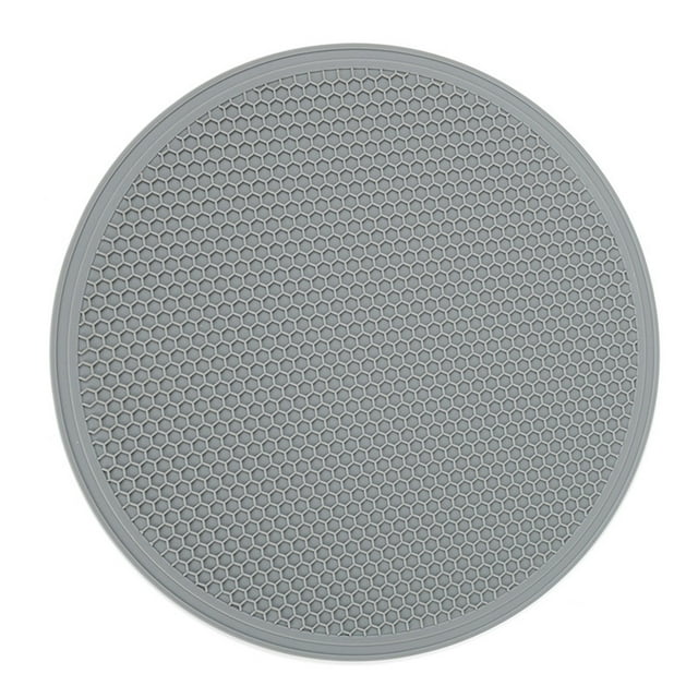 Fiudx Tapete Aislante de Silicona, Diseño Antideslizante y Resistente Al Calor, Construcción Duradera de Grado Alimenticio, Multiusos para La Mesa de Comedor, Esencial para La Cocina, Tamaño de 11.8