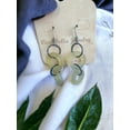thumbnail image 2 of Double Down on Style: Sea Glass Hoop Earrings Made for a Statement, 2 of 5