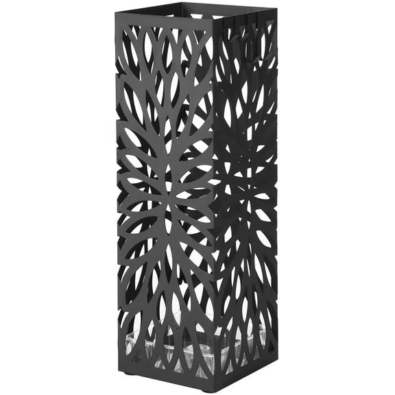 SONGMICS Square Metal Umbrella Stand Entryway Freestanding