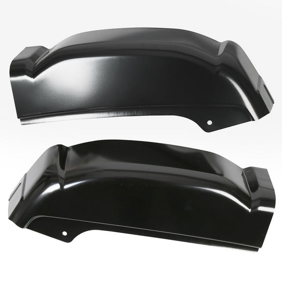 Kojem Rear Cab Corners Left Right  for 1999-2007 Chevy Silverado 1500 2500 3500 GMC Sierra 4 Door Extended Cab Trucks Black