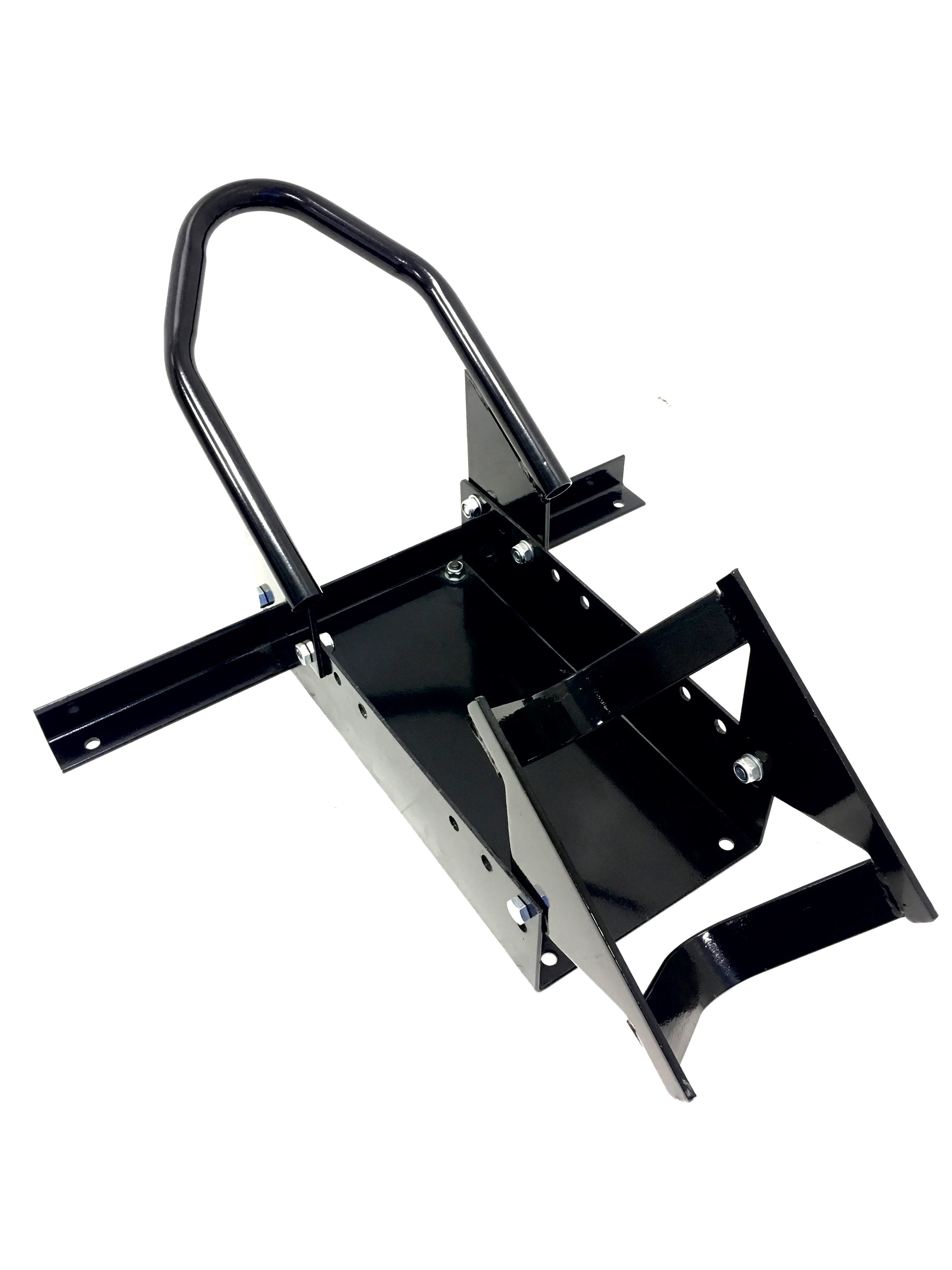MaxxHaul 80077 Standard Motorcycle Wheel Chock with Pivoting Cradle
