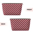 thumbnail image 2 of Picia Red Moroccan Printed Leather Travel Toiletry Bag,Cosmetic Organizer, Makeup Travel Bag, Durable Travel Pouch, Compact Toiletry Bag, Travel Accessories, 2 of 6
