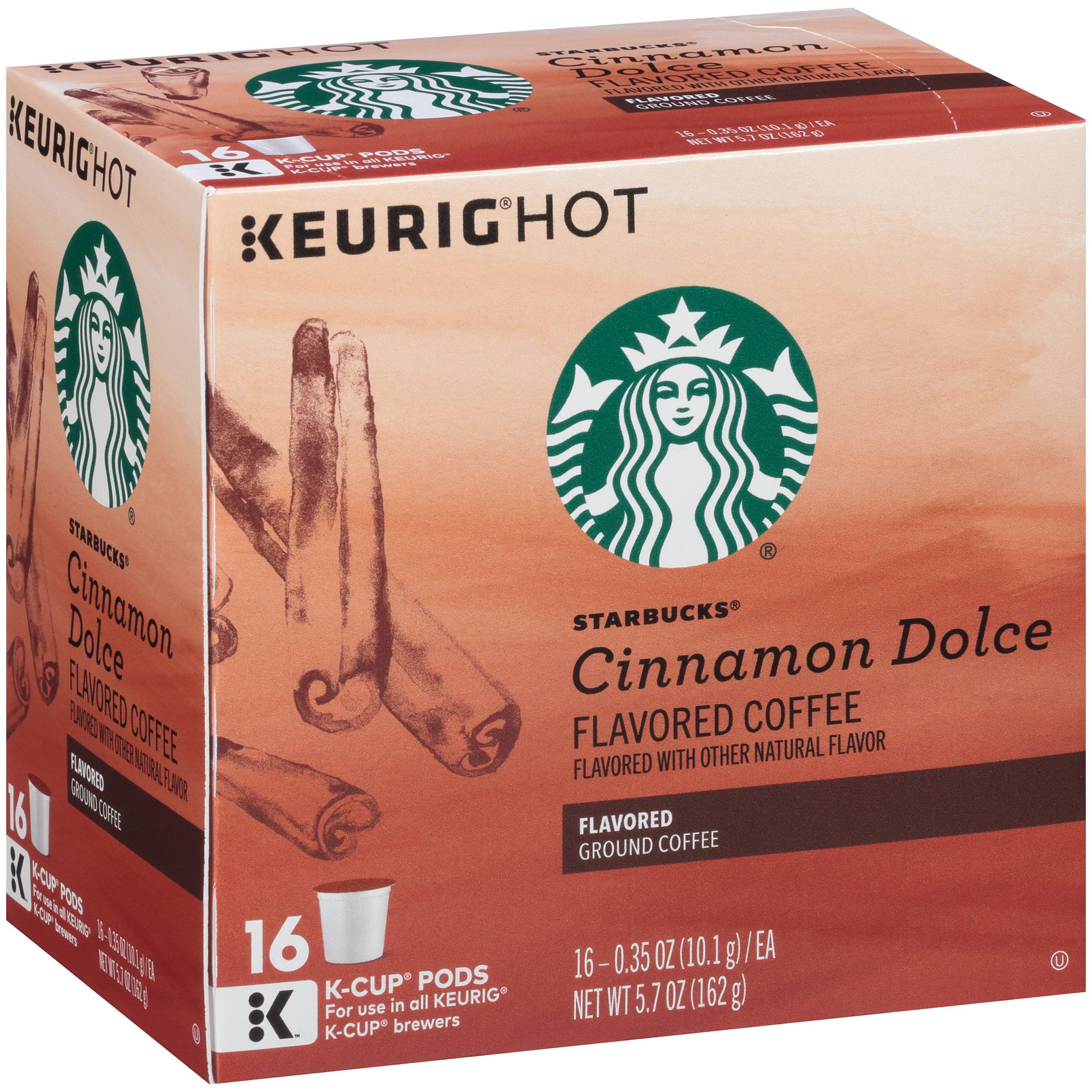 Starbucks Cinnamon Dolce Ground Coffee K-Cup 16 ct Box by STARBUCKS COFFEE COMPANY