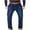 Blue pants Men, variant on HAPIMO Men's Wide Leg Pants Loose Jeans Clearance Holiday Mid Waist Dipdye Trendy Trousers Casual Relaxed Punk Athletic Dungarees Blue L