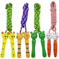 thumbnail image 1 of Paquete de 4 cuerdas para saltar con asas de madera para niños: cuerda para saltar ideal para niños y estudiantes Actividad divertida al aire libre, recuerdo de fiesta, recreación y mantenimiento del estado físico. Sailing Electrónica, 1 of 6