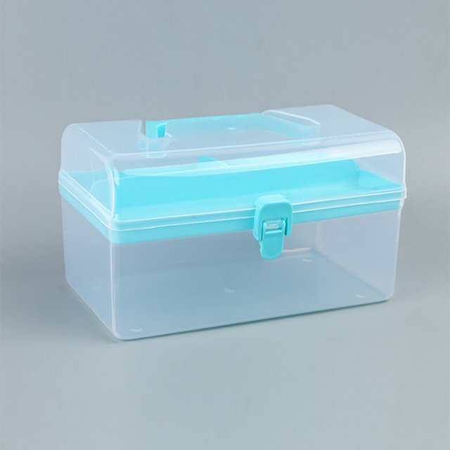 Organization and storage Clear Plastic Multipurpose Portable Handled