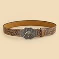 thumbnail image 4 of SIEYIO Vintage Western Belt Buckle Belt Cowboy Belts For Men Jeans Belt Belt, 4 of 11