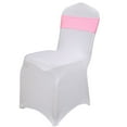 thumbnail image 5 of MDS Pack of 200 Spandex Chair Sashes Bow Ties With Buckle for Wedding - Pink, 5 of 6