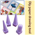 thumbnail image 2 of 4pcs DIY Crimping Paper Craft Paper Quilling Tool Tower Winding Plate Kit, 2 of 3