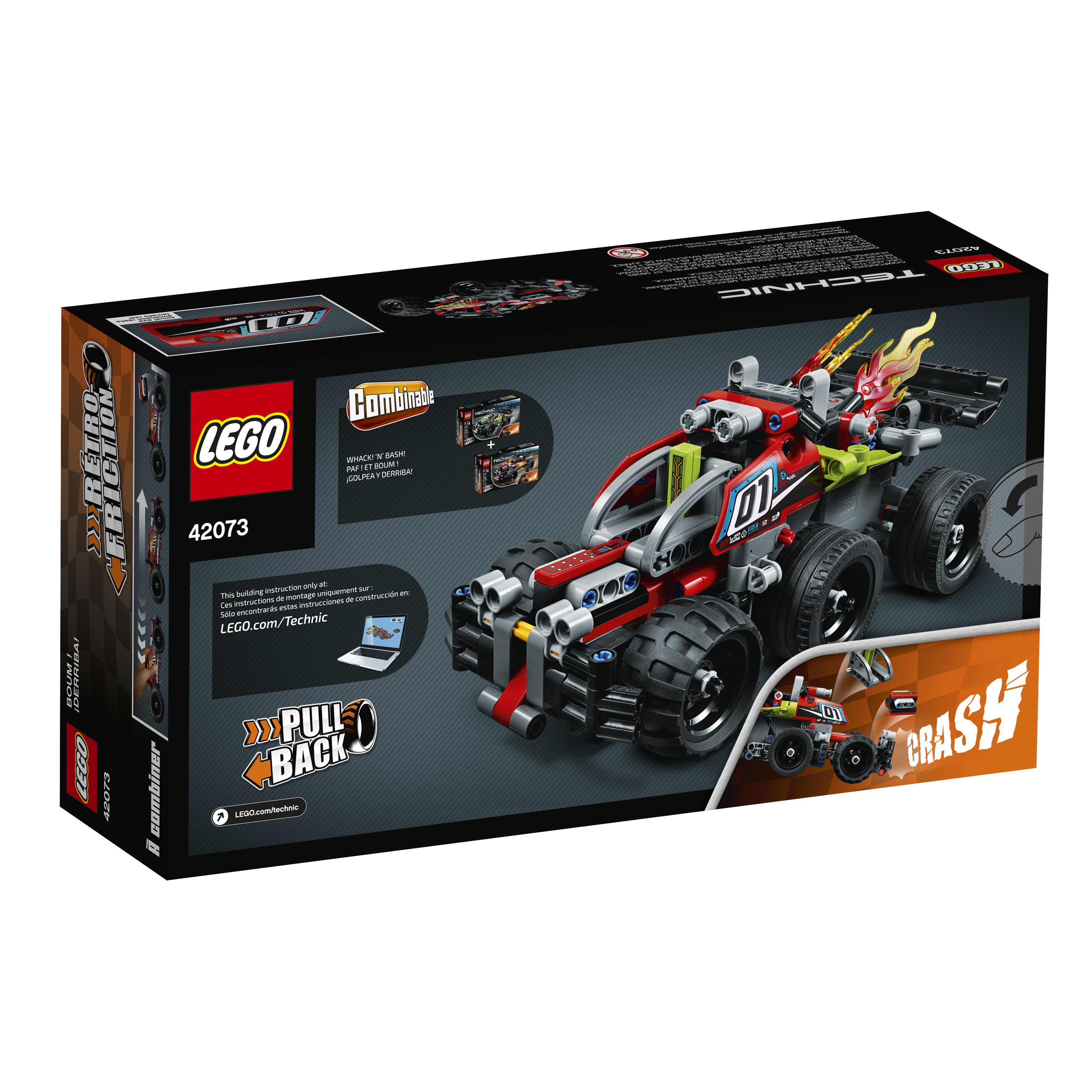 Details about   LEGO Technic 42073 Bash Pullback New in Damaged Box 
