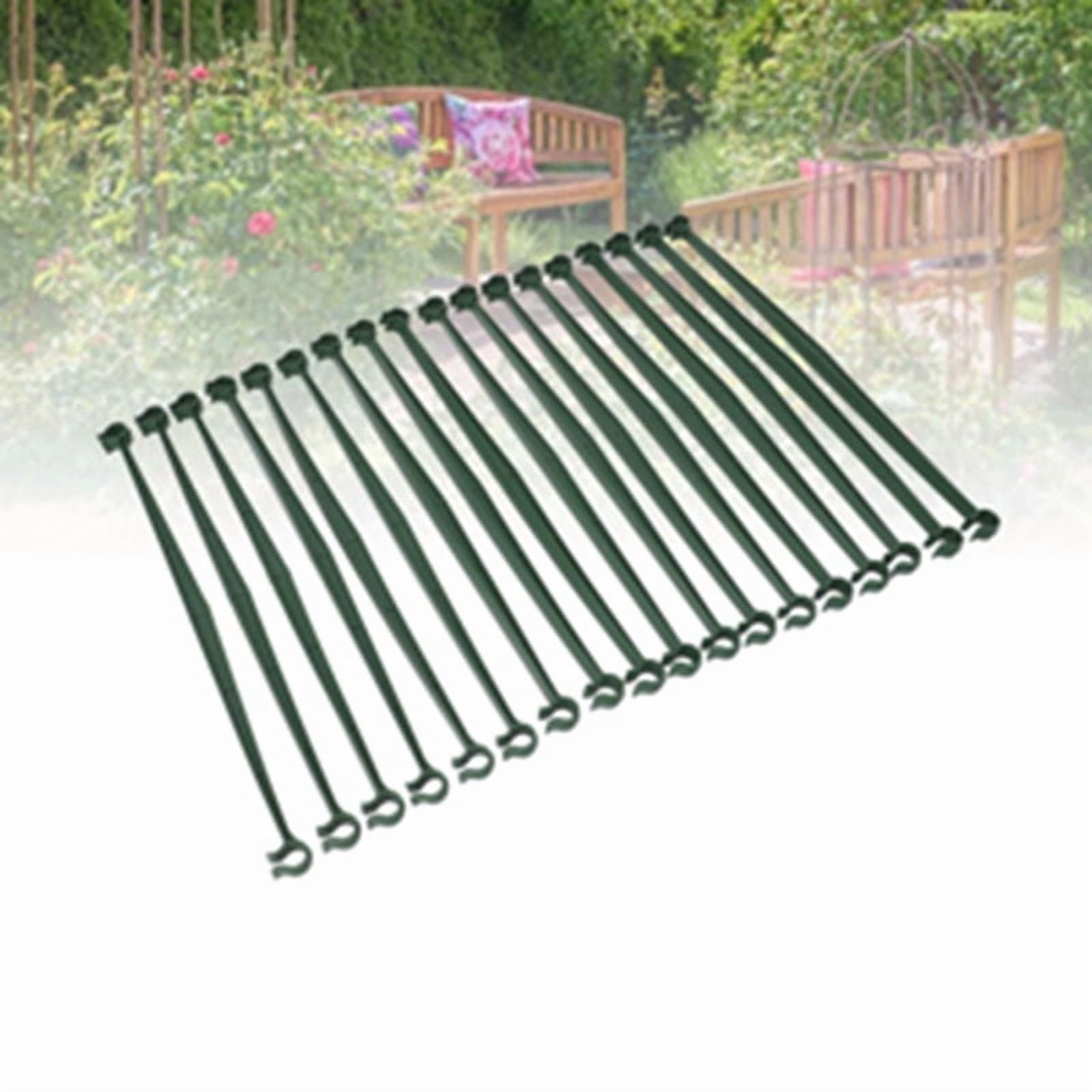 72PCS Stake Arms for Tomato Cage 11.8 Inch Plastic Expandable Plant Supports Trellis Connectors for Climbing Plants
