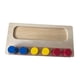 thumbnail image 2 of Juguete de lápiz de madera, coordinación mano-ojo, colorido, educación en casa para niños pequeños, preescolar, cilindro y base de colores, educación, 2 of 9