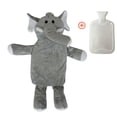 thumbnail image 1 of Premium Classic Rubber Hot or Cold Water Bottle with Cute Stuffed Animal Cover (1Liter), 1 of 5