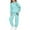 X1Mint Green, variant on lnmuld Girls Outfits 2 Piece Girls Long Sleeve Hooded Sweatshirt Set with Printed Lettering for Everyday Casual Outdoor Wear and Activities Solid Color Size:7-8 Years