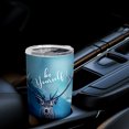 thumbnail image 3 of Taza de viaje Oasisdream, vaso de 600 ml con estampado de renos, 3 of 6