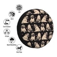 thumbnail image 4 of Goofa French Bulldog Pattern Universal Tire Cover for Jeep, SUV, Truck, and Trailer – Waterproof, UV-Resistant,Easy to Install, Fits 14"-17" Tires-15 inch, 4 of 6