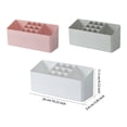 thumbnail image 3 of Soidarity Estuches Cajas Rejilla de almacenamiento de maquillaje Joyas Cosméticos de escritorio Artículos diversos Lipstics Soporte de almacenamiento Bolsas de maquillaje Gris Soidarity CE015458-02, 3 of 6