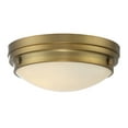 thumbnail image 3 of Lucerne Flush Ceiling Light in Warm Brass, 3 of 9